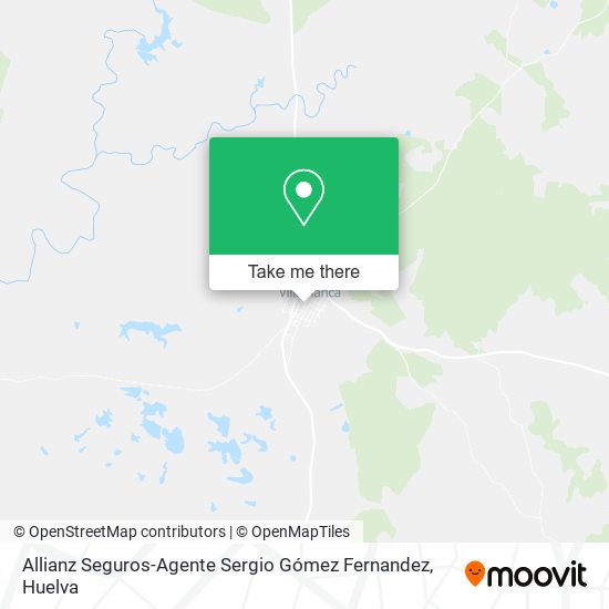 Allianz Seguros-Agente Sergio Gómez Fernandez map