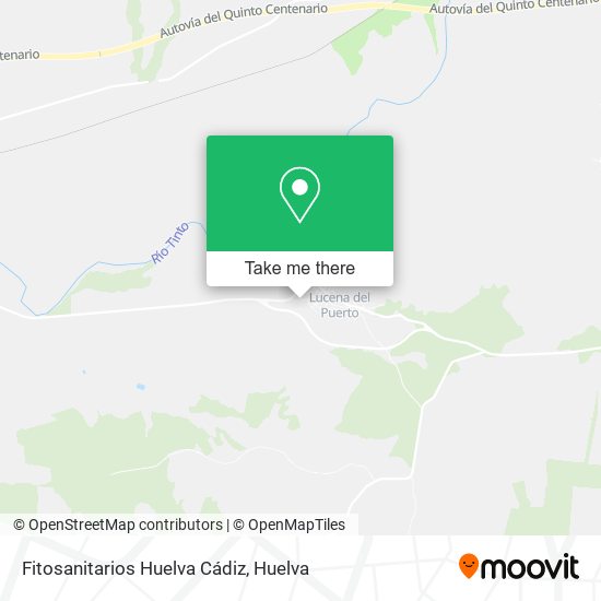 Fitosanitarios Huelva Cádiz map