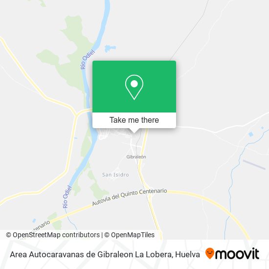 Area Autocaravanas de Gibraleon La Lobera map