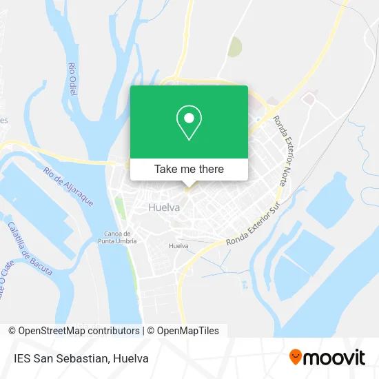 IES San Sebastian map