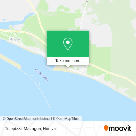 Telepizza Mazagon map