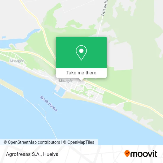 Agrofresas S.A. map