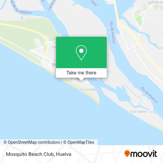 Mosquito Beach Club map