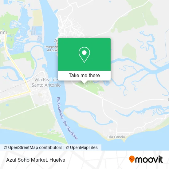 Azul Soho Market map