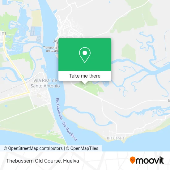 Thebussem Old Course map