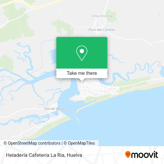 Heladería Cafetería La Ria map