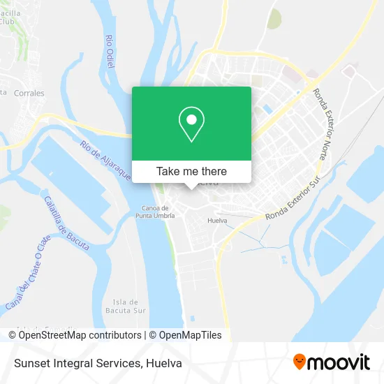 Sunset Integral Services map