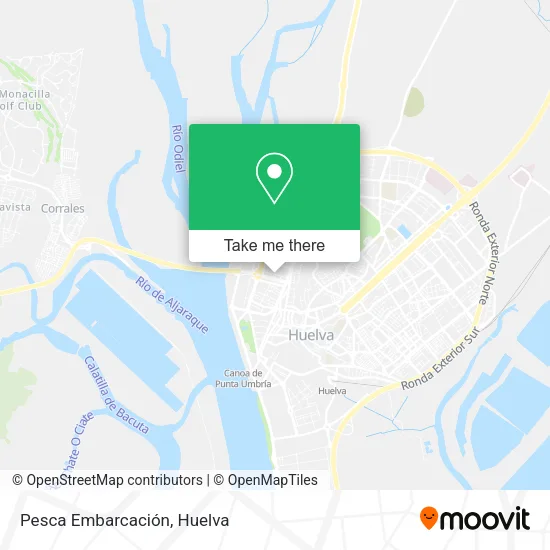 Pesca Embarcación map