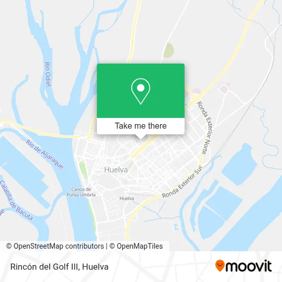 Rincón del Golf III map