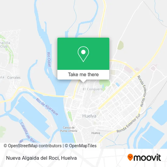 Nueva Algaida del Roci map