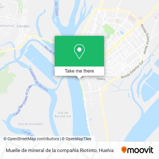 How to get to Muelle de mineral de la compañía Riotinto in Huelva by Bus?