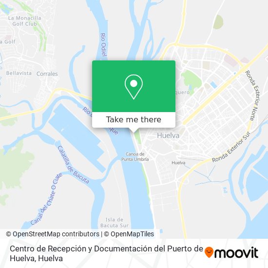 Centro de Recepción y Documentación del Puerto de Huelva map
