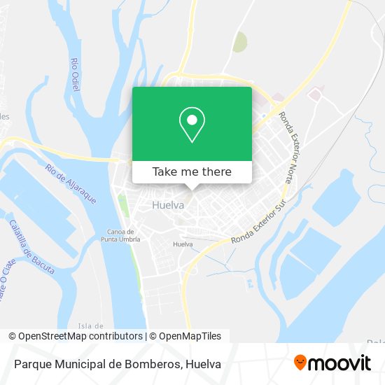 mapa Parque Municipal de Bomberos