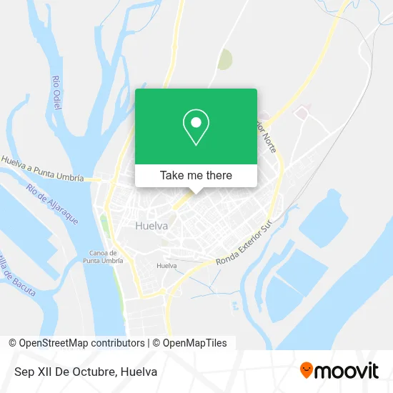Sep XII De Octubre map