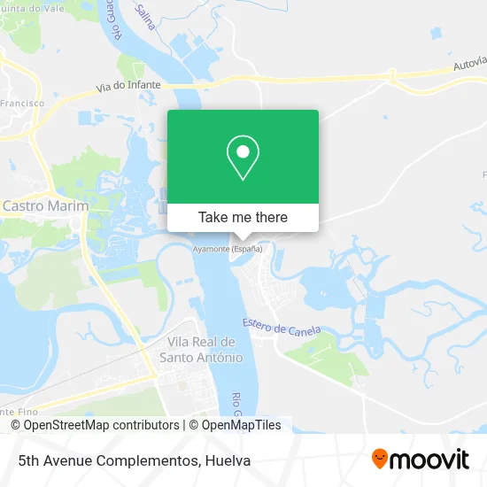 5th Avenue Complementos map