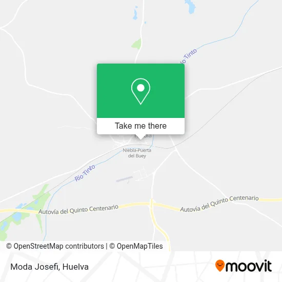 Moda Josefi map