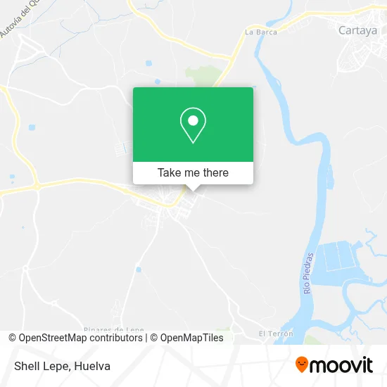 Shell Lepe map