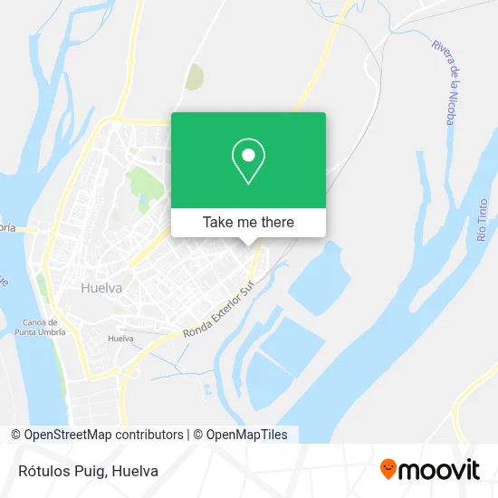 Rótulos Puig map