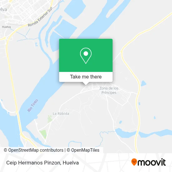 Ceip Hermanos Pinzon map