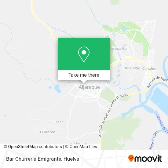 Bar Churrería Emigrante map