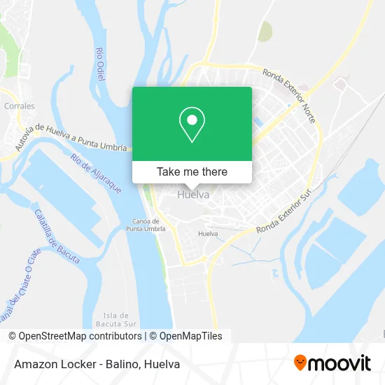 Amazon Locker - Balino map