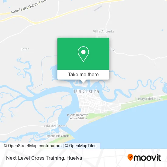 Next Level Cross Training map