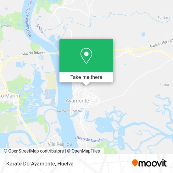 Karate Do Ayamonte map