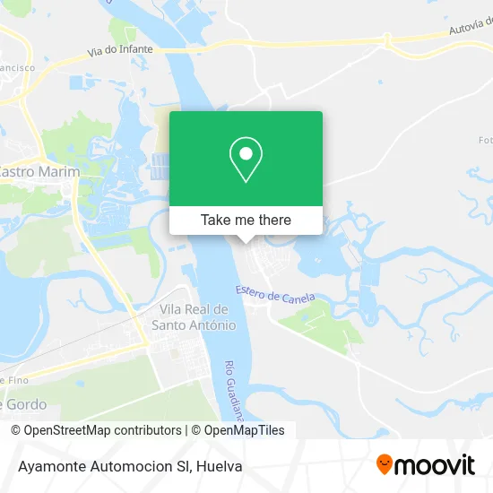 Ayamonte Automocion Sl map
