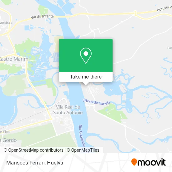 Mariscos Ferrari map