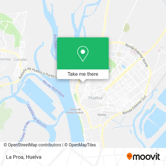 La Proa map