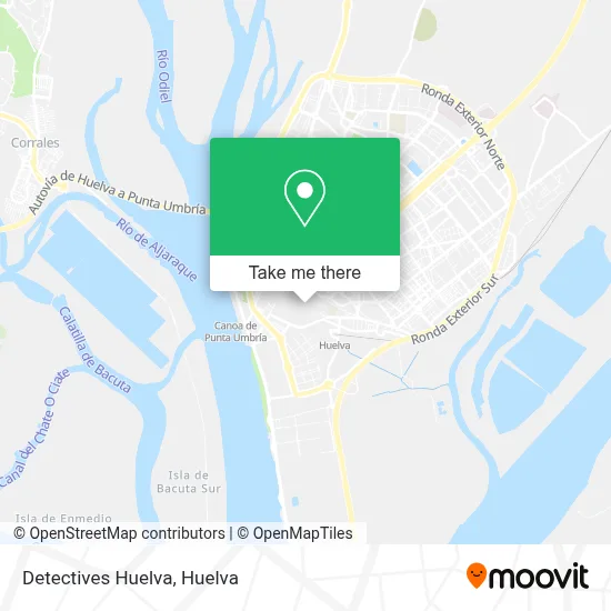 Detectives Huelva map