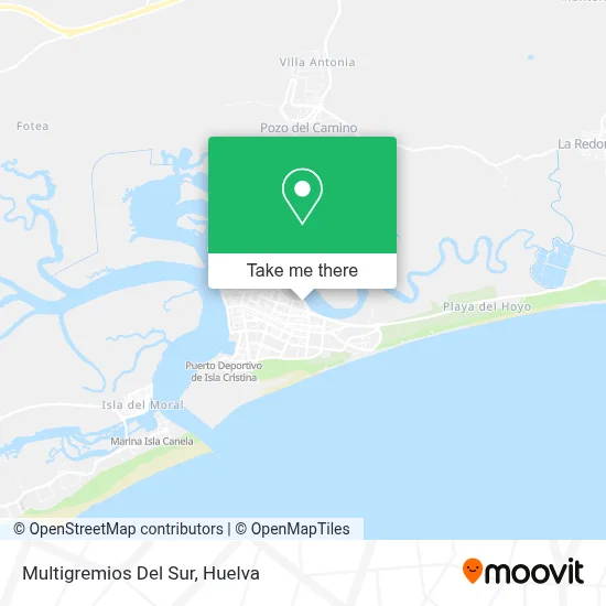Multigremios Del Sur map