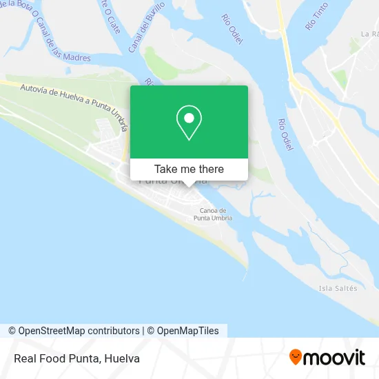 Real Food Punta map