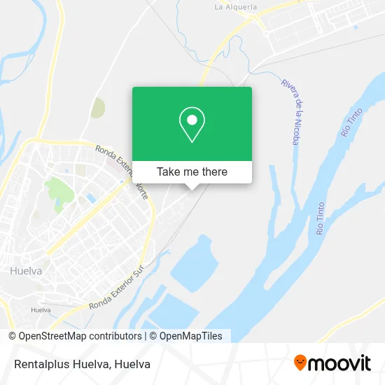 Rentalplus Huelva map