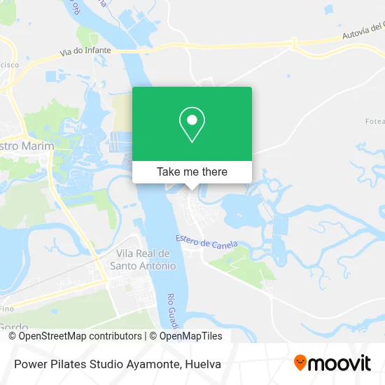 Power Pilates Studio Ayamonte map