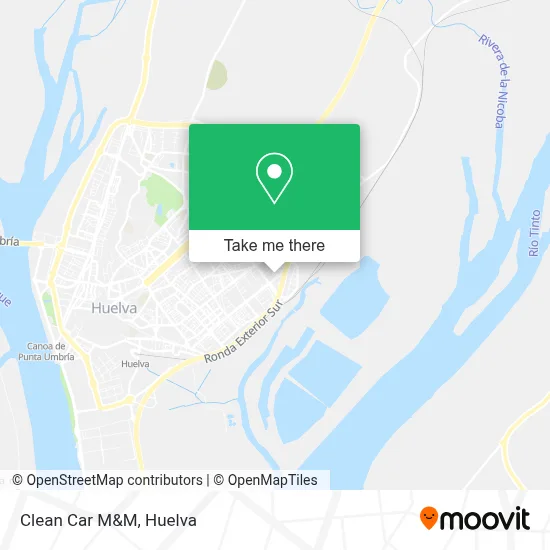 Clean Car M&M map