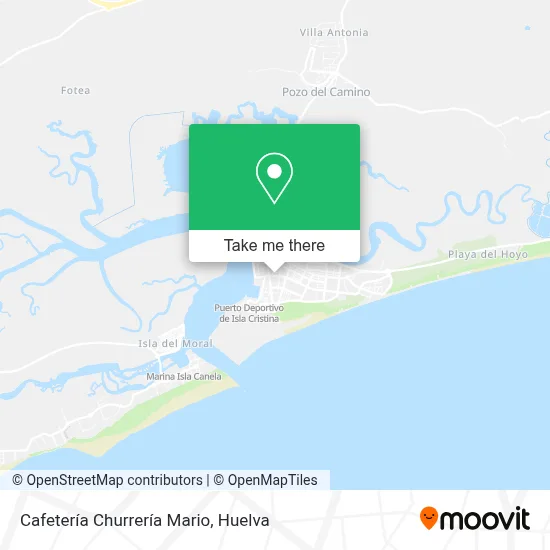 Cafetería Churrería Mario map