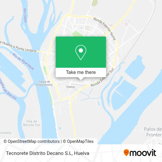 Tecnorete Distrito Decano S.L map