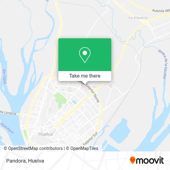 Pandora map