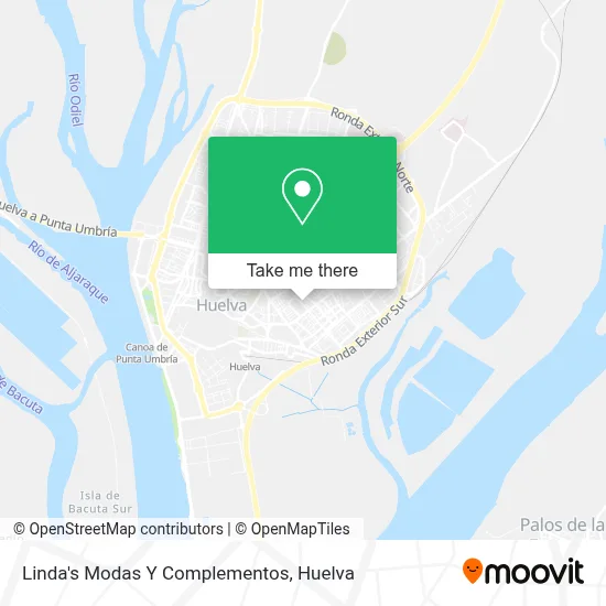 Linda's Modas Y Complementos map
