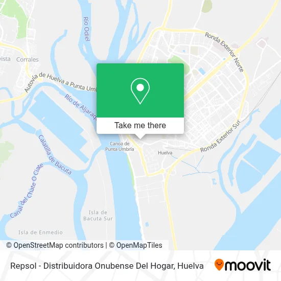 Repsol - Distribuidora Onubense Del Hogar map