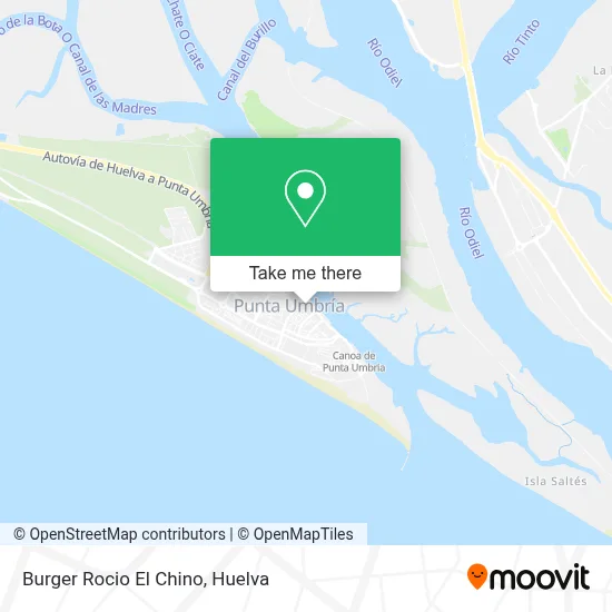 Burger Rocio El Chino map
