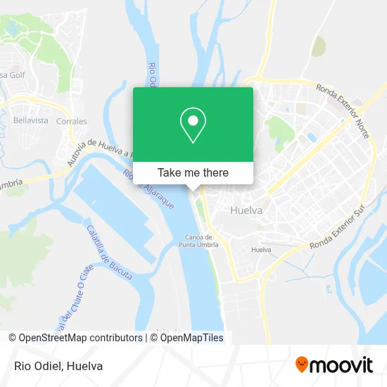 Rio Odiel map