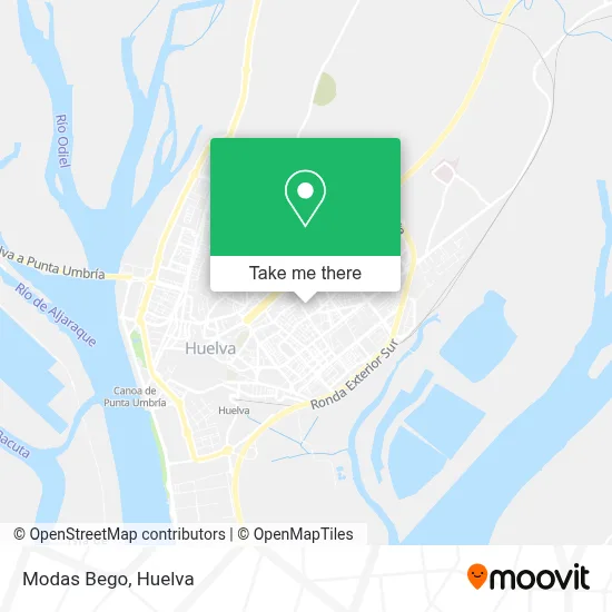 Modas Bego map