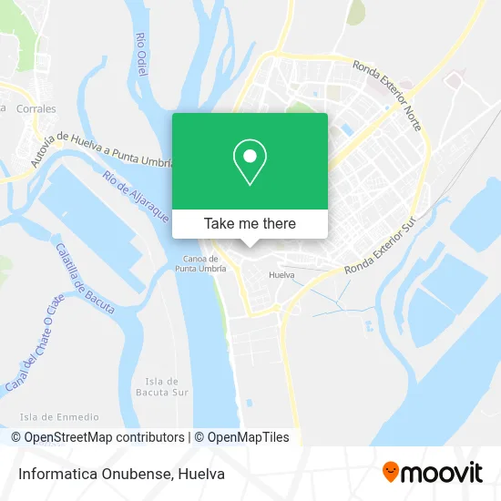 Informatica Onubense map