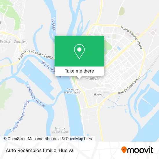 Auto Recambios Emilio map