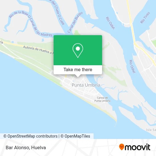 Bar Alonso map