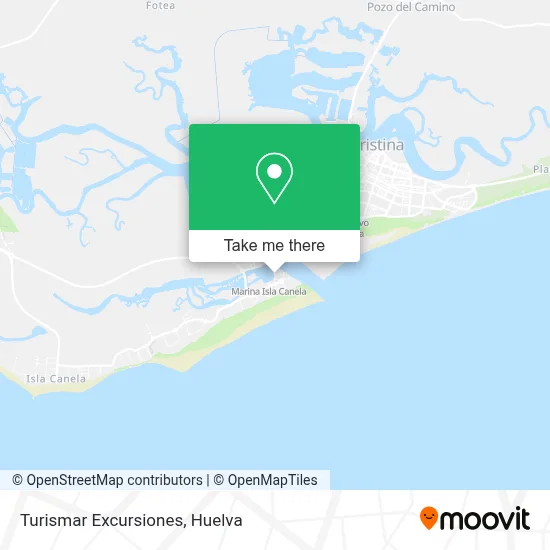 Turismar Excursiones map