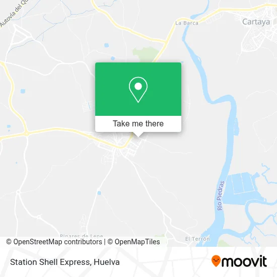 Station Shell Express map