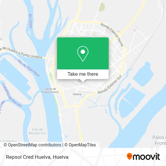 Repsol Cred Huelva map